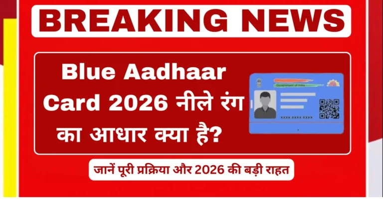 Blue Aadhaar Card 2026